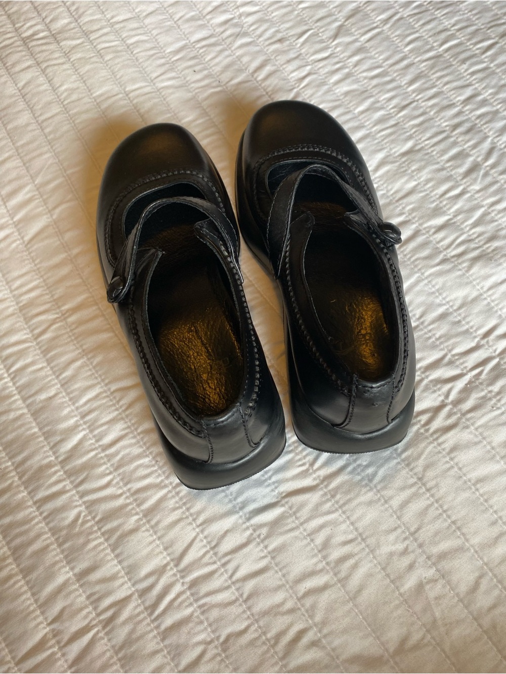 Dansko Black Mary Jane Strap Shoes - Picture 5 of 8